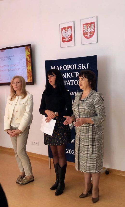 Małopolski Konkurs Recytatorski. Ogłoszenie wyników przez Jury Konkursu.