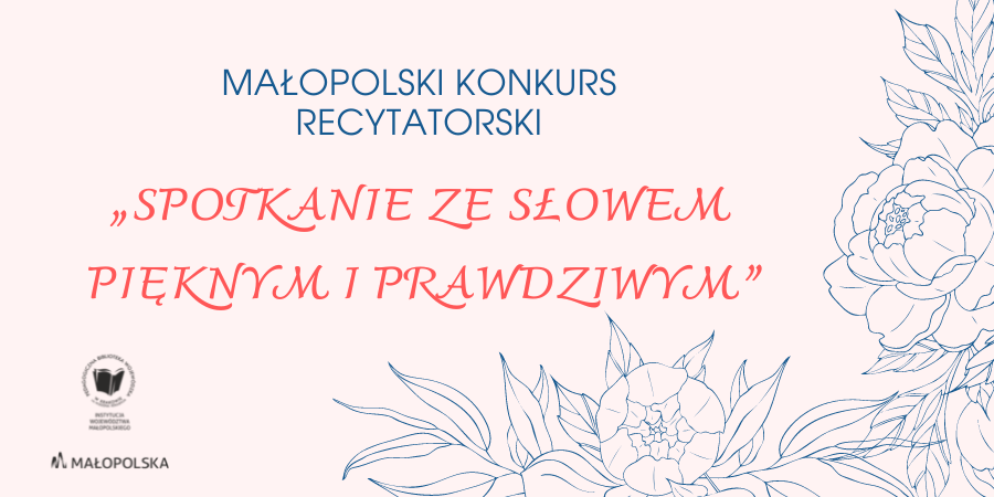 Małopolski konkurs recytatorski dla uczniów